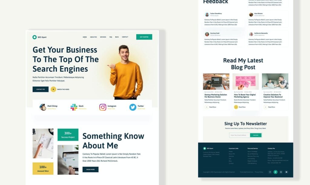 professional web design templates